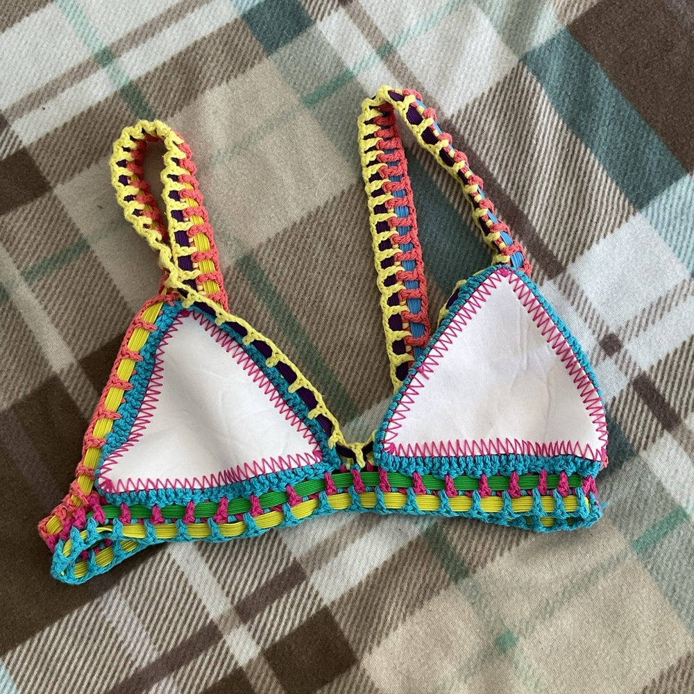 ⭐️🌈Reversible bikini top!!🌈⭐️